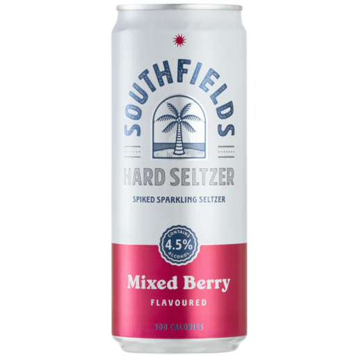 Southfields Mixed Berry Flavoured Hard Seltzer Can 330ml