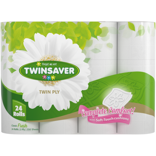 Twinsaver Twin Ply Toilet Roll 24 Value Pack