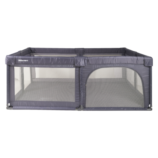 Little Me Grey Collapsible Baby Play Pen 150 x 180cm