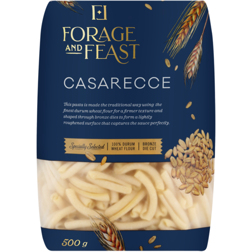 Forage And Feast Casarecce Pasta 500g