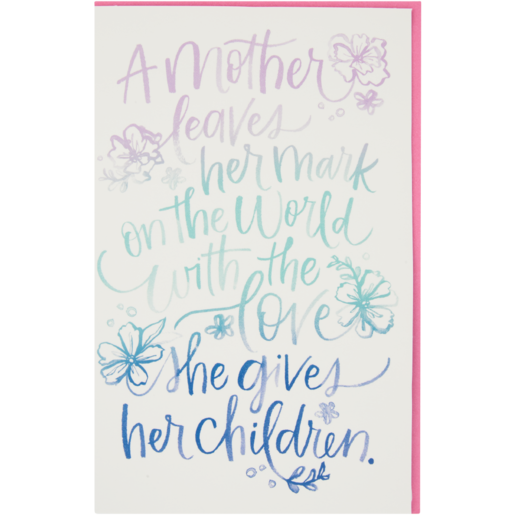 Carlton Cards AD English Mother's Day Card