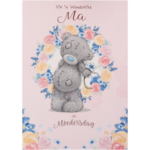 Carlton Cards AM Afrikaans Large Bear Mother's Day Card