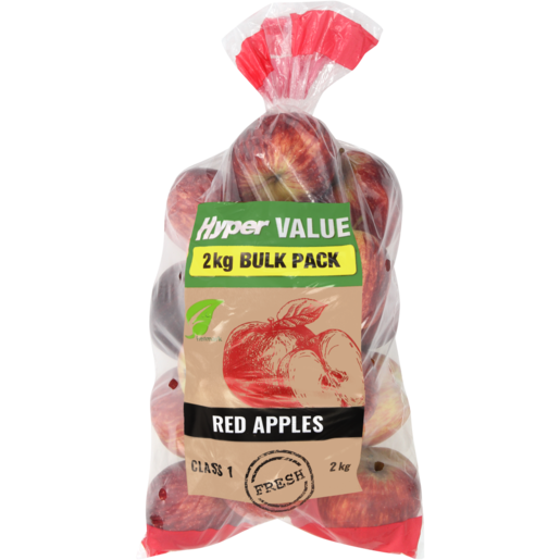 Hyper Value Red Apples Bag 2kg
