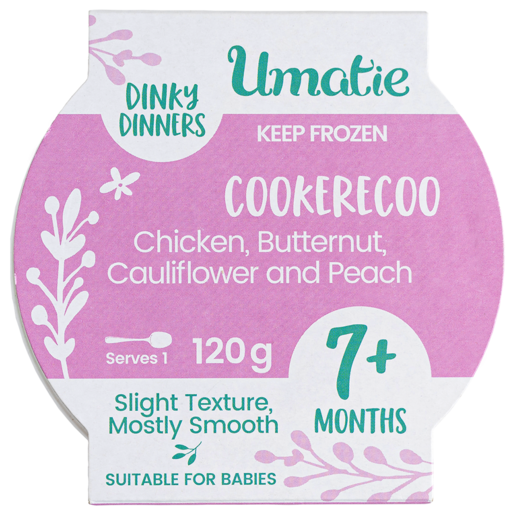 Umatie Dinky Dinners Cookerecoo Frozen Baby Food 7+ Months 120g