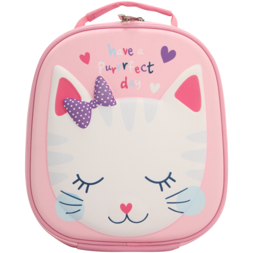 Bush Baby Pink Kitten Lunch Bag