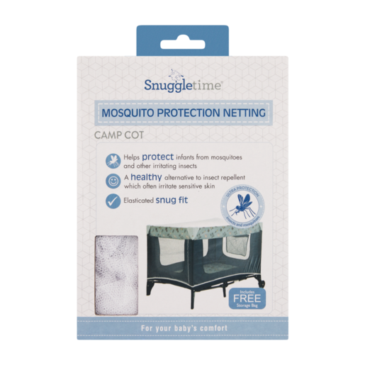 Snuggletime Camp Cot Mosquito Protection Netting
