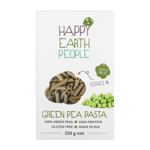 Happy Earth People Pasta Green Pea 250g Box