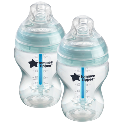 Tommee Tippee Closer to Nature Advanced Anti Colic 260ml Bottles 0+ Months 2 x 260ml