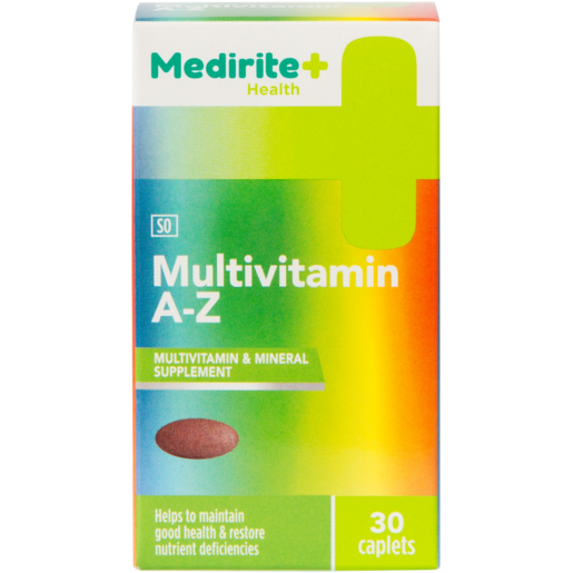 Medirite Multivitamin A-Z Caplets 30 Pack