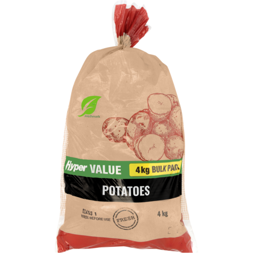 Hyper Value Potatoes Bag 4kg