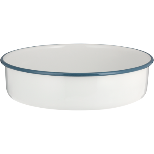 White Round Pie Dish 22cm