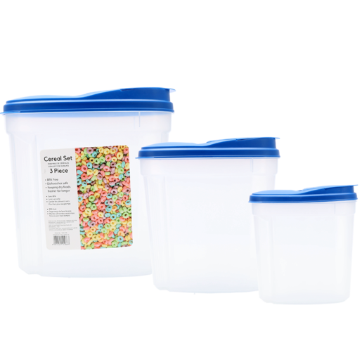 Cereal Container Set 3in1