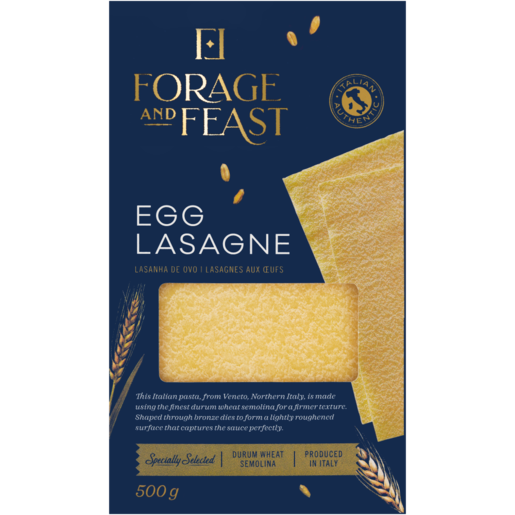 Forage And Feast Egg Lasagne 500g