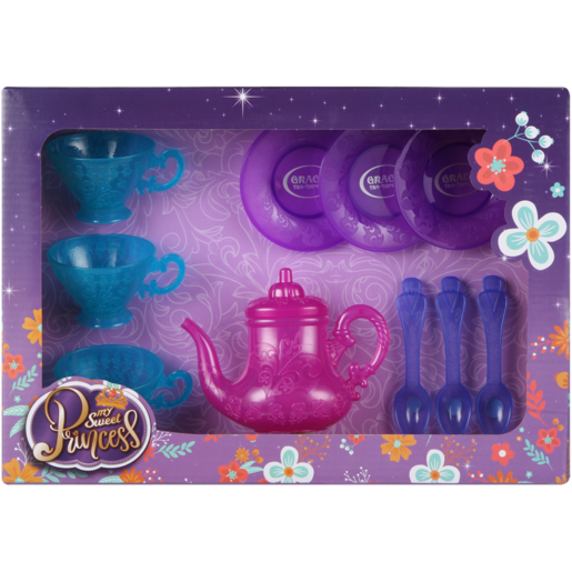 My Sweet Princess Plastic Tea Party Set 10 Piece
