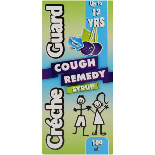 Créche Guard Blackcurrant Flavoured Cough Remedy Syrup 100ml