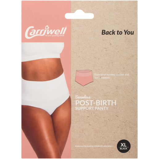 Carriwell Xlarge Black Post Birth Support Panties