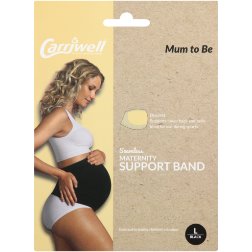 Carriwell Large Black Maternity Support Band