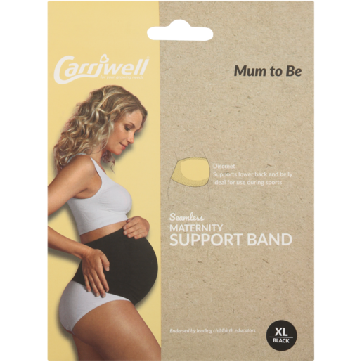 Carriwell X-Large Black Maternity Support Band