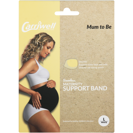Carriwell White Large Maternity Support Band