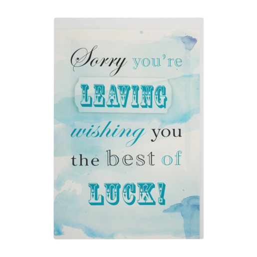 Carlton Cards Large Sorry You're Leaving Farewell Card