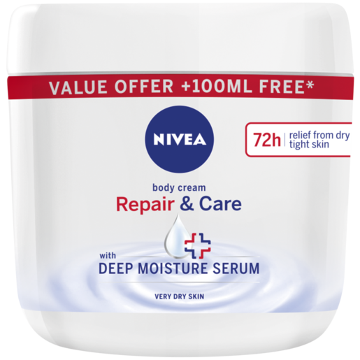 NIVEA Repair & Care Body Cream Tub 400ml