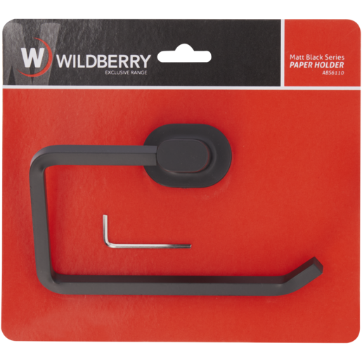 Wildberry Matt Black Series Toilet Paper Holder