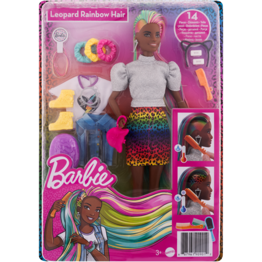 Barbie Doll And Accessories Set 14 Piece