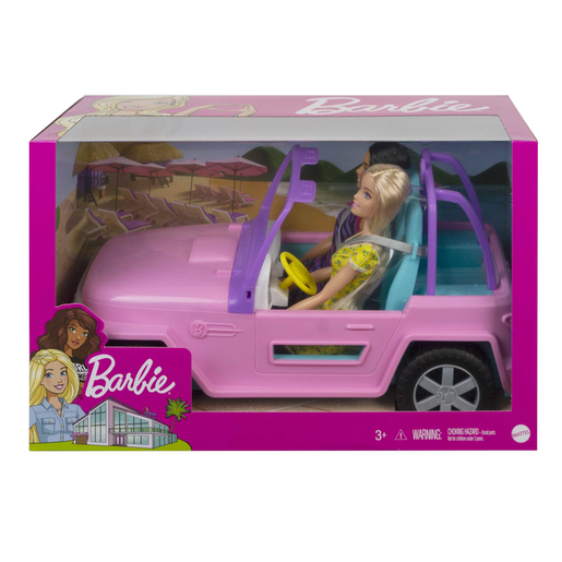 Barbie and Friend Dolls with Vehicle