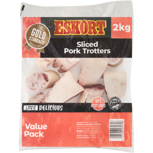Eskort Frozen Sliced Pork Trotters 2kg