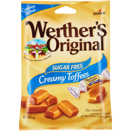 Storck Wether's Original Sugar Free Creamy Toffees Bag 80g
