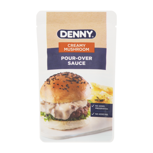 DENNY Creamy Mushroom Pour Over Sauce 200g Pouch