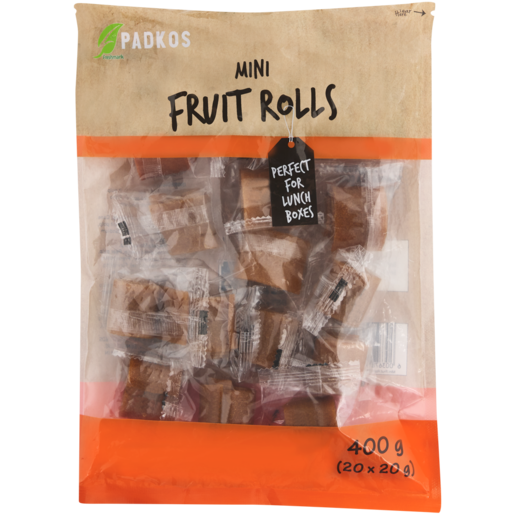 Padkos Mini Fruit Rolls Pack 20 x 20g