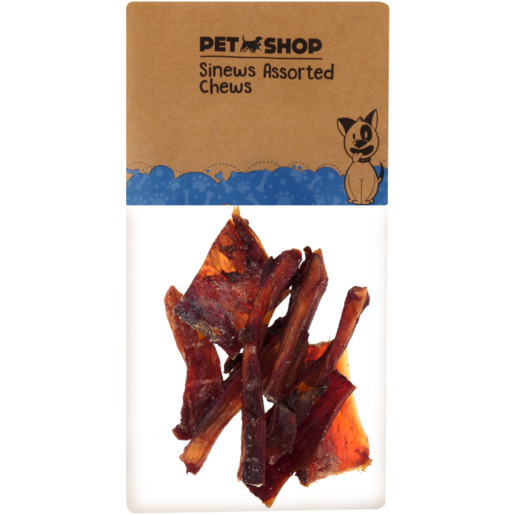 Petshop Assorted Sinew Dog Chews (Assorted Item - Supplied At Random)