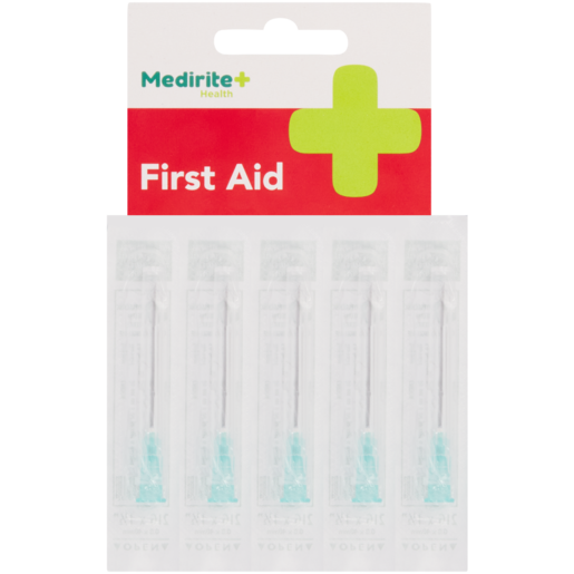 Medirite First Aid 21g Hypodermic Needles 5 Pack