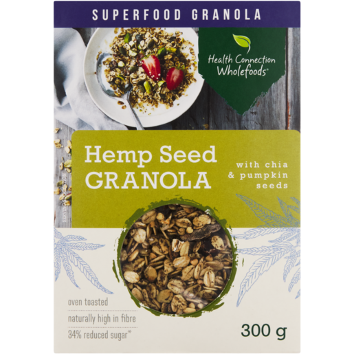Health Connection Wholefoods Hemp Seed Granola 300g