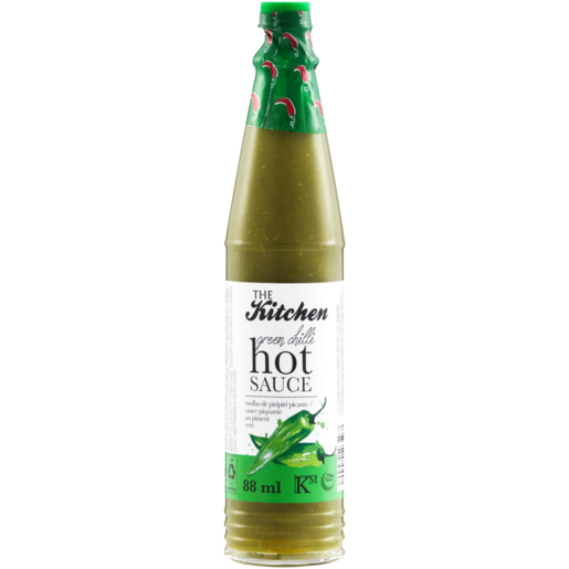 The Kitchen Green Chilli Hot Sauce 88ml