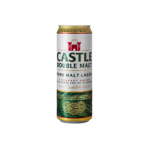 Castle Double Malt Pure Malt Lager Beer Can 410ml