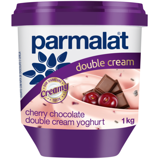 Parmalat Double Cream Cherry Chocolate Flavoured Yoghurt 1kg
