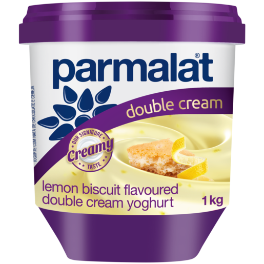 Parmalat Double Cream Lemon Biscuit Flavoured Yoghurt 1kg