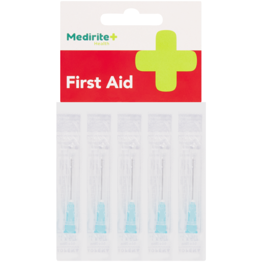 Medirite First Aid 23g Hypodermic Needles 5 Pack