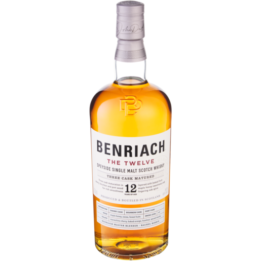 Benriach The Twelve Speyside Single Malt Scotch Whisky Bottle 750ml