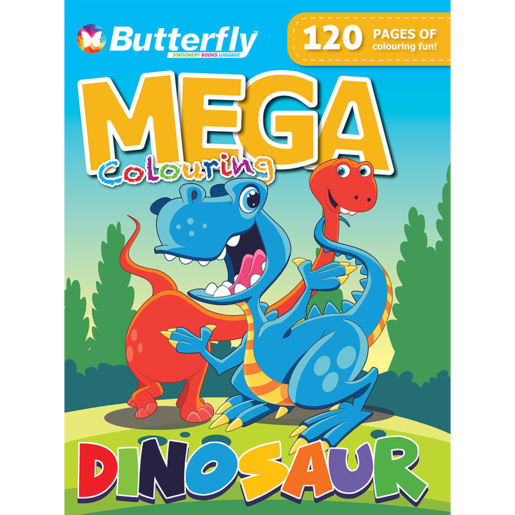 Mega Dinosaur Colouring Book 120 Page