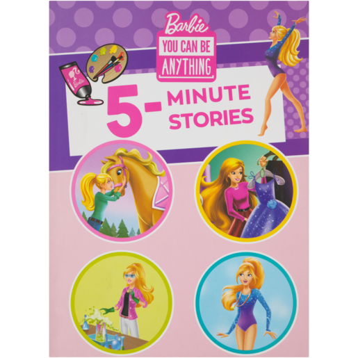 Butterfly Barbie You Can Be Anything 5-Minute Stories Collection