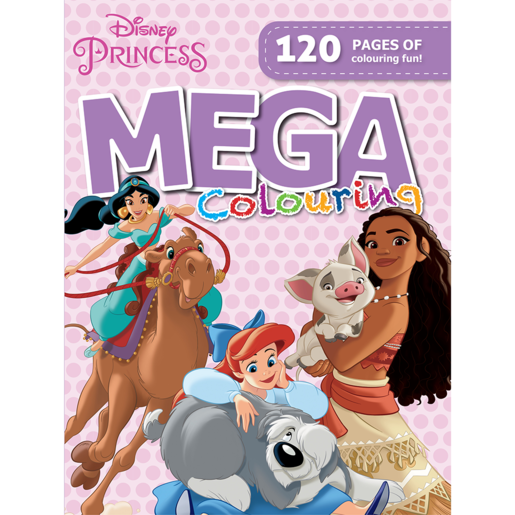Princess Mega Colouring Book 120 Pages