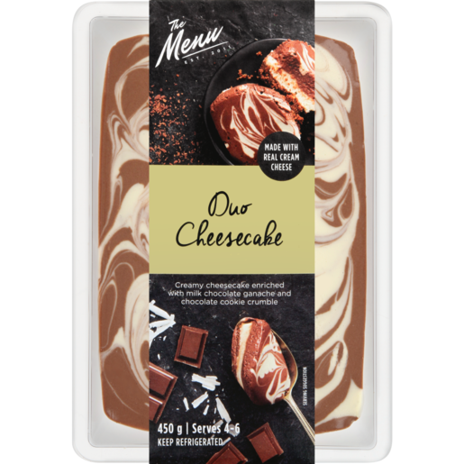 The Menu Chocolate Duo Cheesecake 450g