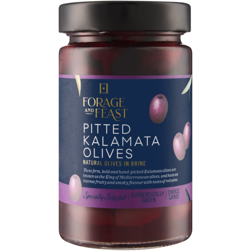 Forage And Feast Pitted Kalamata Olives 295g