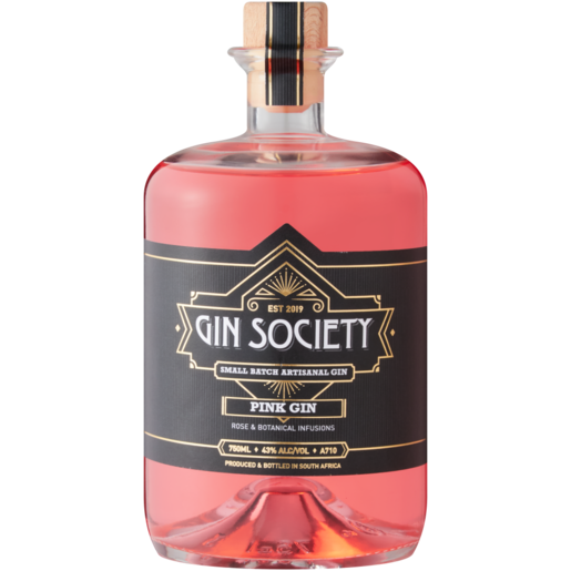 Gin Society Pink Gin Bottle 750ml