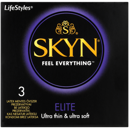 Lifestyles Skyn Elite Condoms 3 Pack
