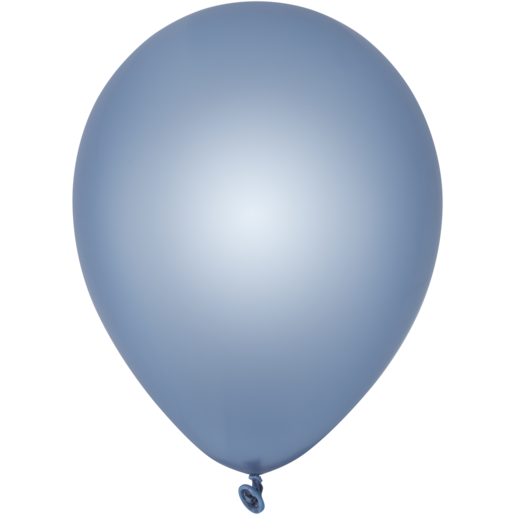 Party Xpress Blue Chrome Azure Latex Balloon
