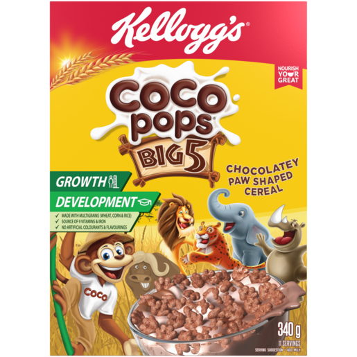 Coco Pops Big 5 Cereal 340g